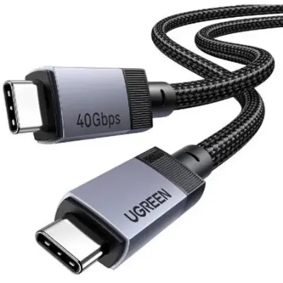 🖥️ UGREEN USB-C auf USB-C Kabel, 40 Gbps, 240W, 1m für 12,06€ (statt 18€)