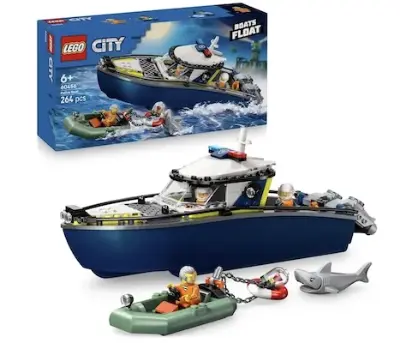 👮‍♂️ LEGO City Verfolgungsjagd im Polizeiboot ab 20,39€ (statt 23€)