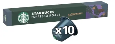 ☕️ 100x Starbucks Espresso Roast by Nespresso Kaffeekapseln für 34,19€ (statt 45€)