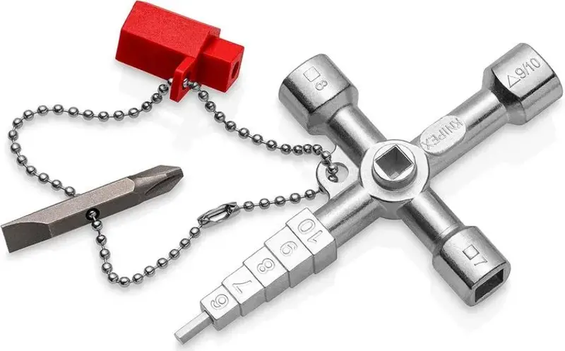 🗝️ Knipex Profi-Key für gängige Absperrsysteme, 89 mm für 12,53€ (statt 18€)