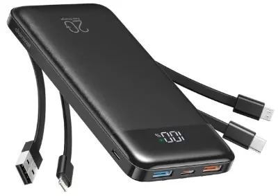 🔋 Charmast 20.000mAh Powerbank mit 22.5W & Kabel für 13,84€ (statt 26€)