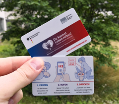 Scheckkarte „Du kannst Leben retten!“ kostenlos für´s Portemonnaie bestellen