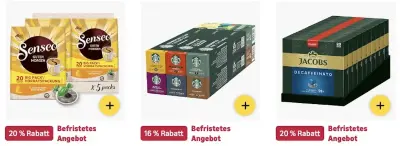 🤑🔝☕️ Amazon: Kaffeebohnen, Pads & Kapseln z.B. Tassimo Kapseln Limited Edition Cinnamon Roll für 27€ (statt 33€)