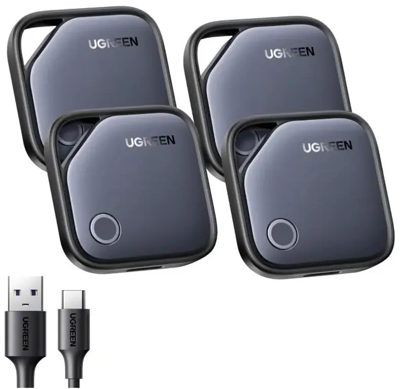 🗺️ 4x UGREEN Finetrack mit Akku & USB-C (nur iOS) für 23,99€ (statt 40€)