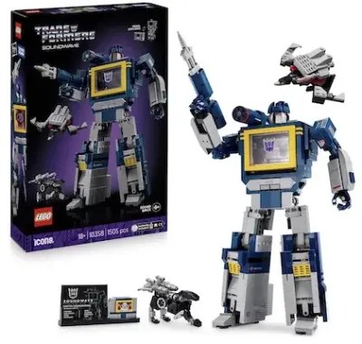🤖 LEGO Icons Transformers Soundwave Set für 87,99€ (statt 129€)