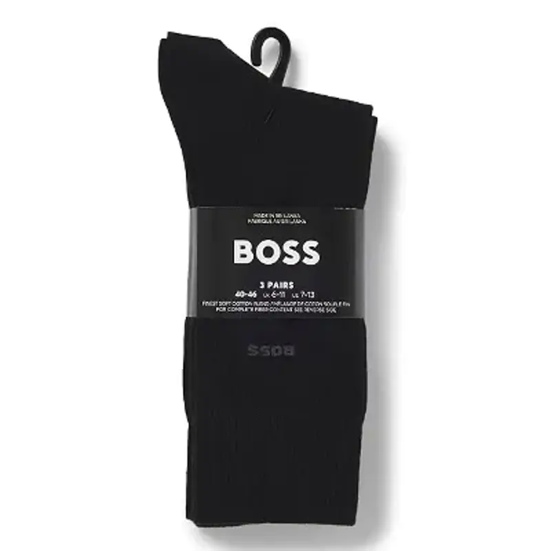🧦 Hugo BOSS 3er-Pack Socken „RS Uni CC“ für 14€ (statt 19€)
