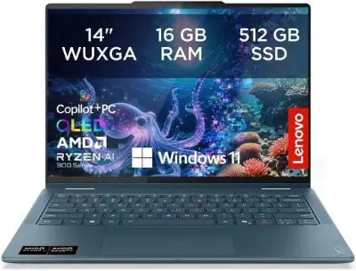 💻 Lenovo Yoga 7 Copilot+ OLED Convertible Laptop mit Ryzen AI 7 für 979,99€ (statt 1.199€)