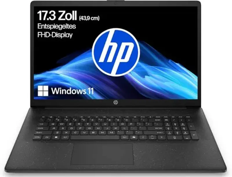 💻 HP BZ8R6EA 17,3″ FHD Laptop mit Ryzen 3 7320U, 8GB/512GB für 459€ (statt 569€)