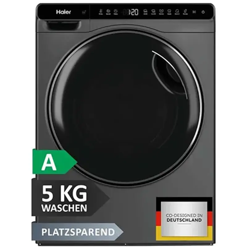 🧺 Haier HW50 Mini-Waschmaschine, 5kg, 51cm für 589,90€ (statt 713€)