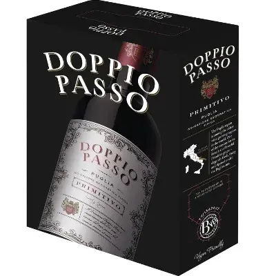 🍷 Doppio Passo Primitivo Apulien 🍇 3 Liter Box für 22,99€ (statt 26€)