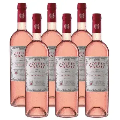 🍷 Doppio Passo Primitivo Rosato Rosé Italien (6x 0,75l) für 28,79€ (statt 46€)