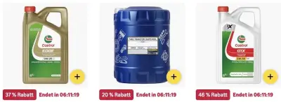 🚗🛢️ Amazon: Castrol & Liqui Moly im Sale z.B. 5L Castrol EDGE 5W-30 C3 Motoröl für 42€ (statt 57€)