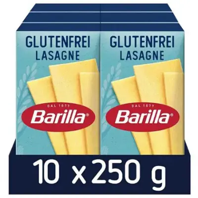 🍝 10er Pack Barilla Pasta Glutenfreie Lasagne aus Mais & Reis ab 27,23€ (statt 40€)