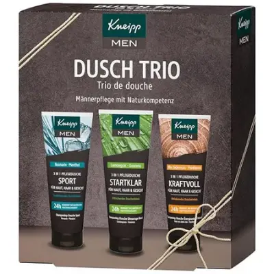 🚿 3er Pack Kneipp Men Duschgel Geschenkset ab 4,55€ (statt 10€)