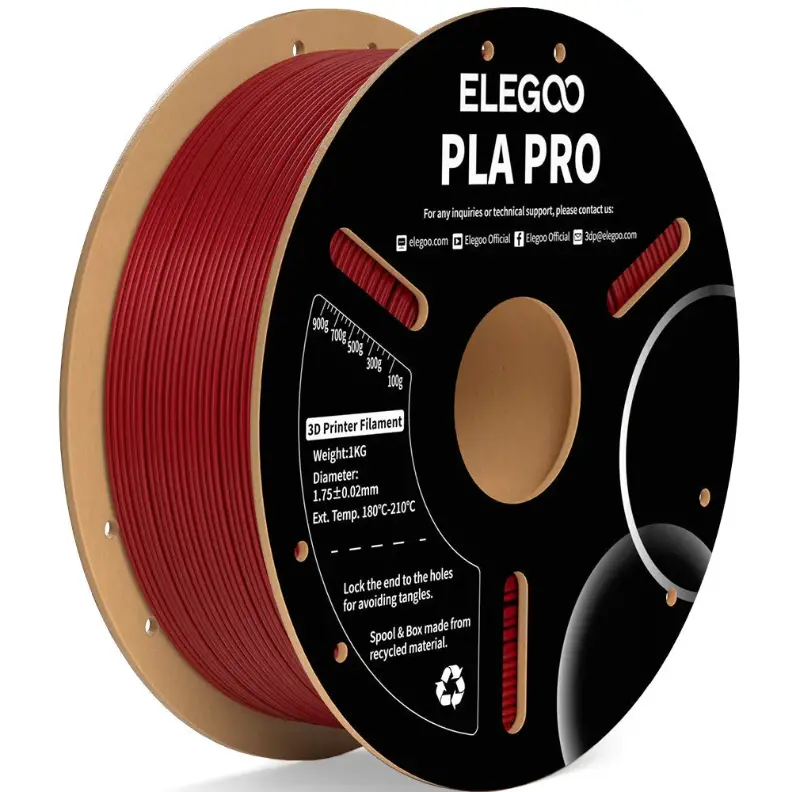 ⚫ Elegoo PLA Pro Drucker Filament 6kg für 59€ (statt 78€) – Weiß, Schwarz & Grau