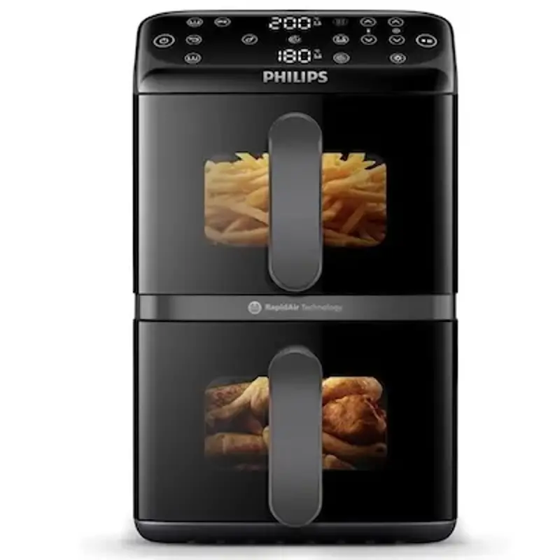 🍟 Philips NA460/00 gestapelte Heißluftfritteuse für 179,99€ (statt 228€)