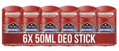 🔥 6x Old Spice Nightpanther Deostick ohne Aluminiumsalze ab 15,75€ (statt 20€)
