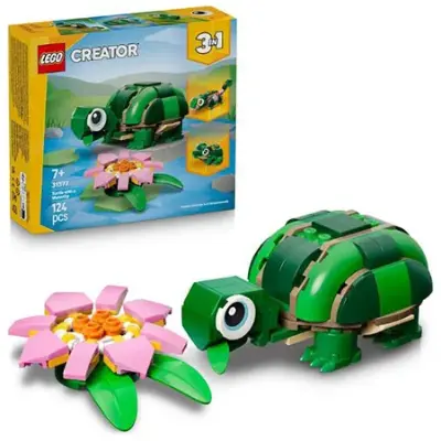🐢 LEGO 31377 Creator 3-in-1-Set Schildkröte mit Seerose für 6,79€ (statt 11€)