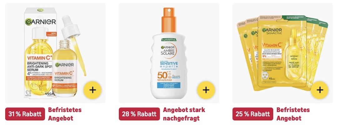 🔝🧴 Amazon: GARNIER Sale z.B. Mattierende Air Cream für 6,72€ (statt 9€)