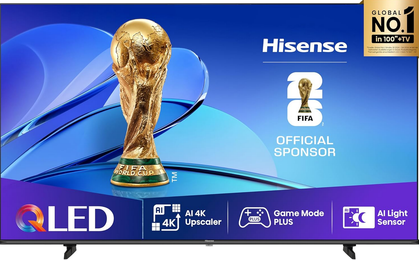 📺🎥🍿 HISENSE E7Q – 98″ QLED UHD smart TV 144 Hz für 1.229€ (statt 1.649€)
