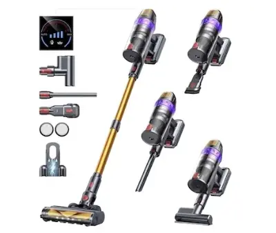 🧹 Buture VC90 Akku Staubsauger mit mehreren Aufsätzen für 71,69€ (statt 85€)
