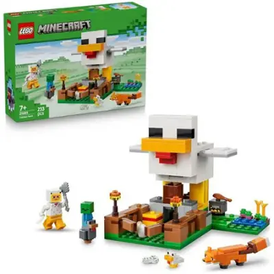 🐔 LEGO 21585 Minecraft Hühnerfarm Set für 12,99€ (statt 16€)