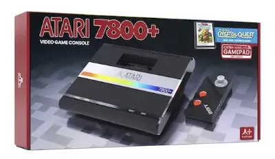 🤙 Oldschool 🕹️ Atari 7800+ Spielekonsole mit wireless Controller für 84€ (statt 100€)