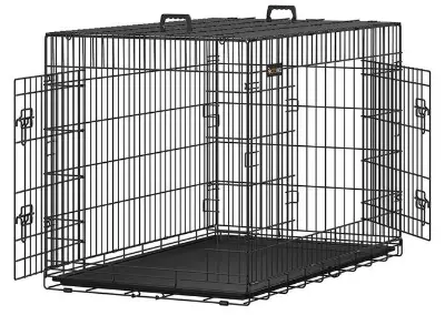 🐕 Feandrea Tierkäfig XXL (122×74,5×80,5) mit 2 Türen für 46,99€ (statt 92€)