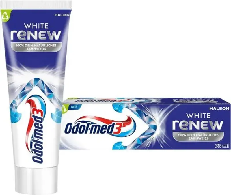 🦷 Odol-med3 White reNEW Zahnpasta, 75ml ab 1,86€ (statt 3€)