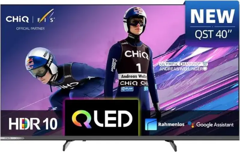 📺 CHIQ L40QST 40″ FHD QLED Pro Smart Google TV für 178,49€ (statt 210€)