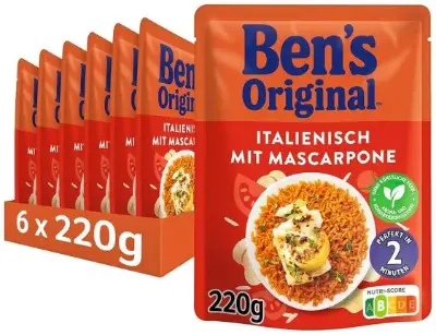 🍚 6x Bens Original Express Reis Italienisch mit Mascarpone ab 6,45€ (statt 14€) – 1,07€ / Packung