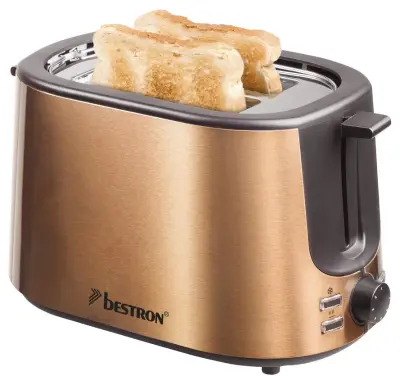 Bestron ATS1000 2 Scheiben Toaster mit Brötchenaufsatz ab 21,99€ (statt 30€)