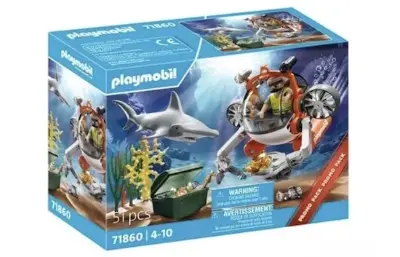 🦈 Playmobil Action Heroes Schatzsuche mit U-Boot (71860) für 14,99€ (statt 20€)