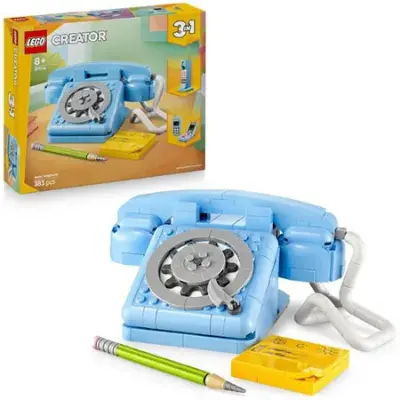☎️ LEGO 31174 Creator 3-in-1 Retro-Telefon Set für 14,99€ (statt 23€)