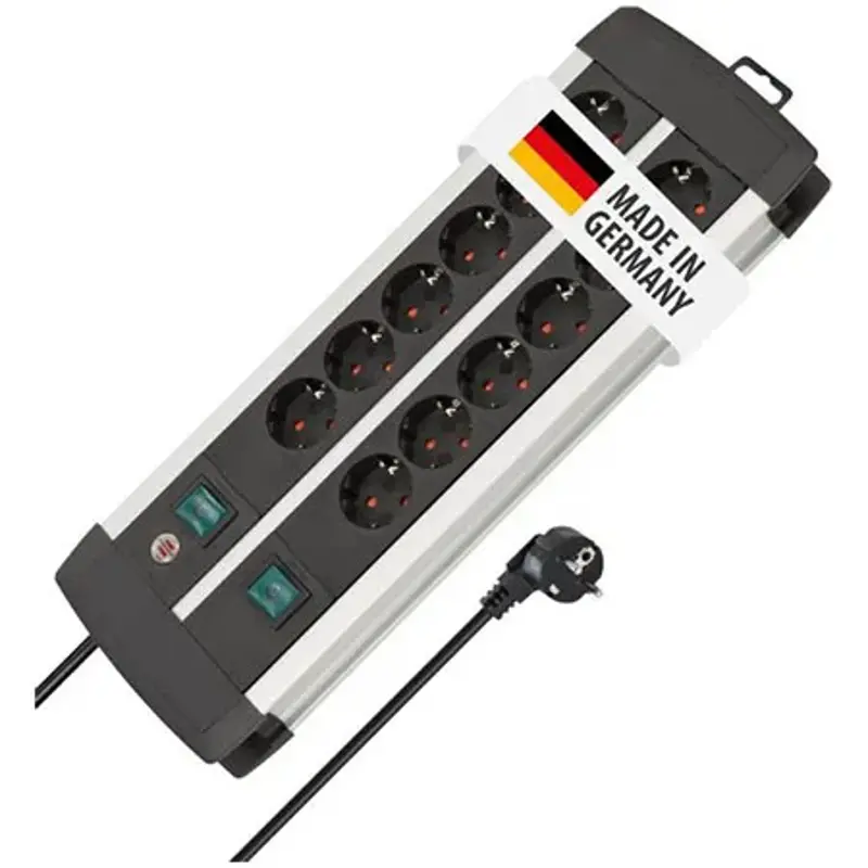 🔌 Brennenstuhl Premium-Alu-Line Steckdosenleiste, 12-Fach für 19,99€ (statt 38€)