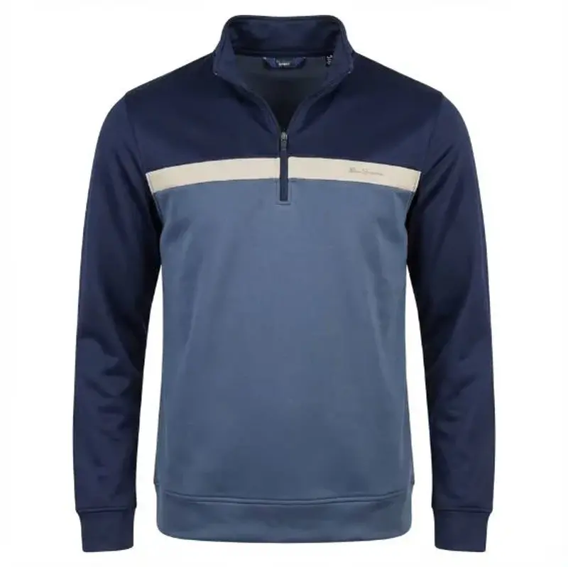👕 Ben Sherman Blue Two Tone Zip Sweatshirt für 13,45€ (statt 23€)