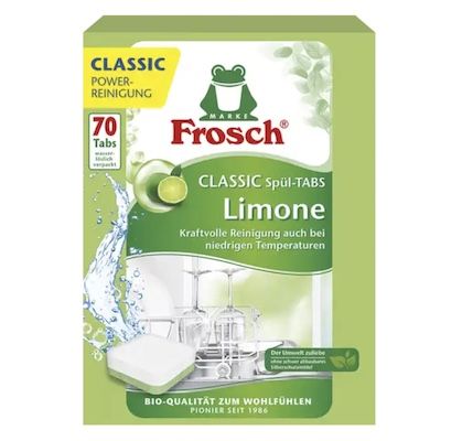 🍽️ 70er Pack Frosch Classic Limone Spülmaschinen-Tabs ab 8,45€ (statt 13€)