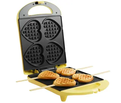 🧇 Bestron Waffeleisen für Herzwaffeln am Stiel für 17,99€ (statt 27€)