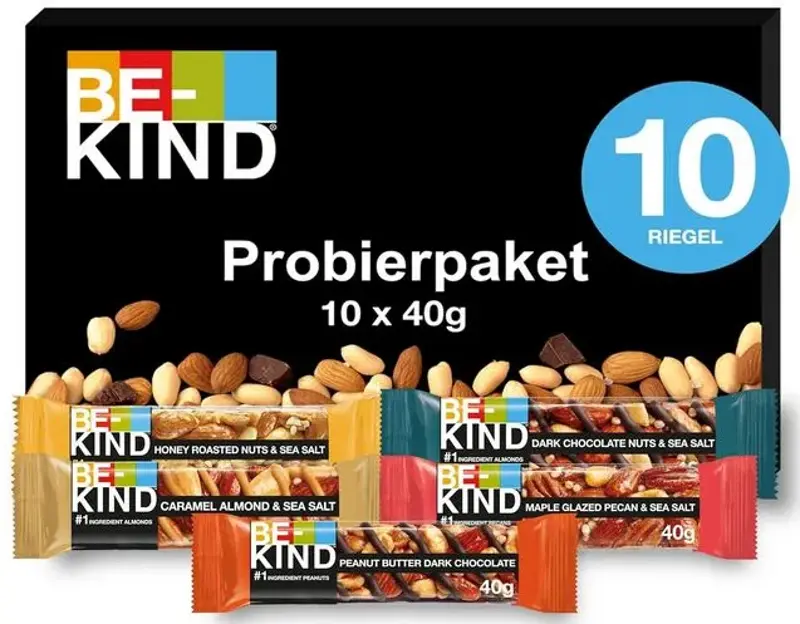 🌰 10er Pack BE-KIND Probierpaket 5 Sorten ab 14,24€ (statt 20€)