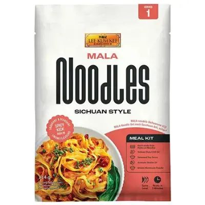 🍜 4er Pack Lee Kum Kee Mala Nudel Meal Kit Sichuan Style ab 7,31€ (statt 13€)