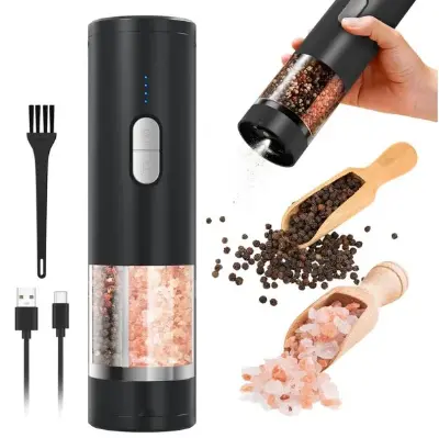 🧂 Pancellent 2in1 elektrische Salz- und Pfeffermühle mit LED für 13,74€ (statt 23€)