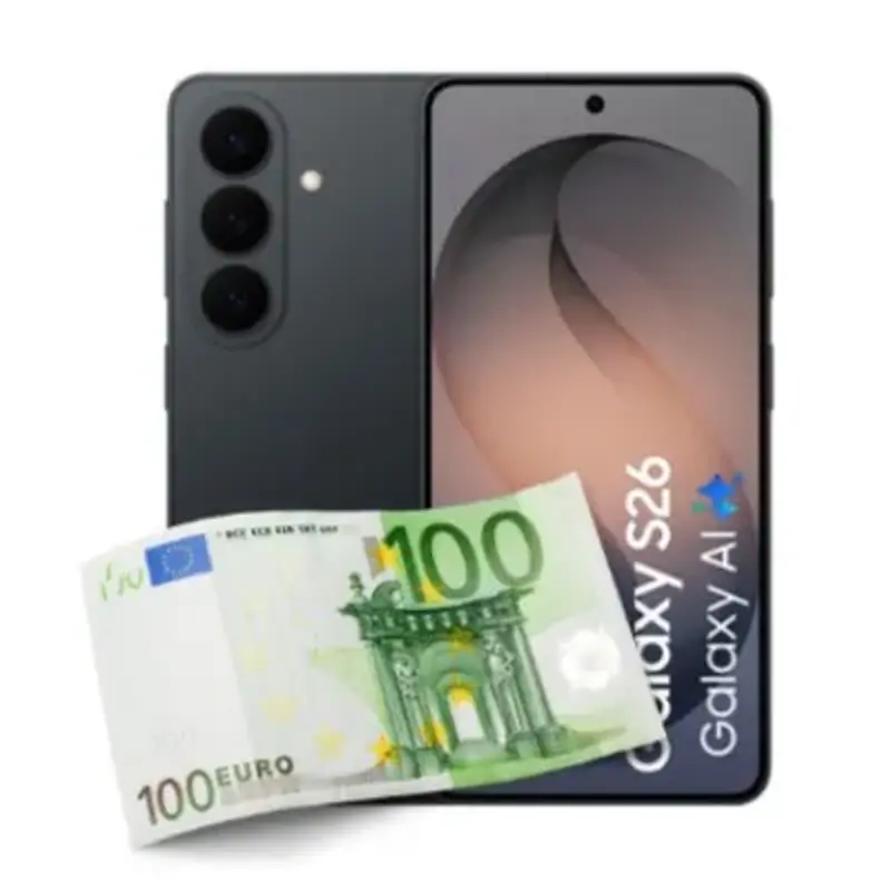 Gewinn! 📱 Samsung Galaxy S26 für 39€ + Vodafone Allnet 50GB für 29,99€ mtl. 🧨 +100€ Bonus