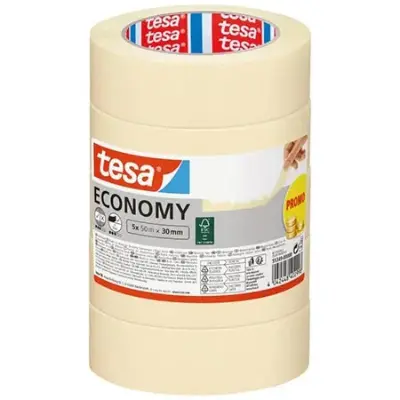 🏠 5er Pack tesa Economy Malerband in 50m x 30mm ab 9,97€ (statt 15€)