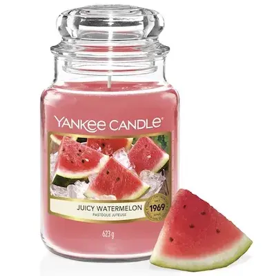 🍉 623g Yankee Candle Duftkerze Juicy Watermelon im Glas ab 23,27€ (statt 35€)
