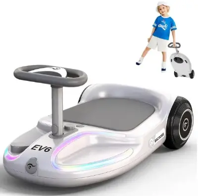 👩‍👦 EVERCROSS EV6 Kinder Elektroauto mit 90W Motor, LEDs & Bluetooth für 108,79€ (statt 180€)