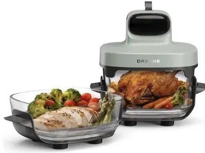 🤤 dreame 5-in-1 Glas-Heißluftfritteuse für 99€ (statt 130€)