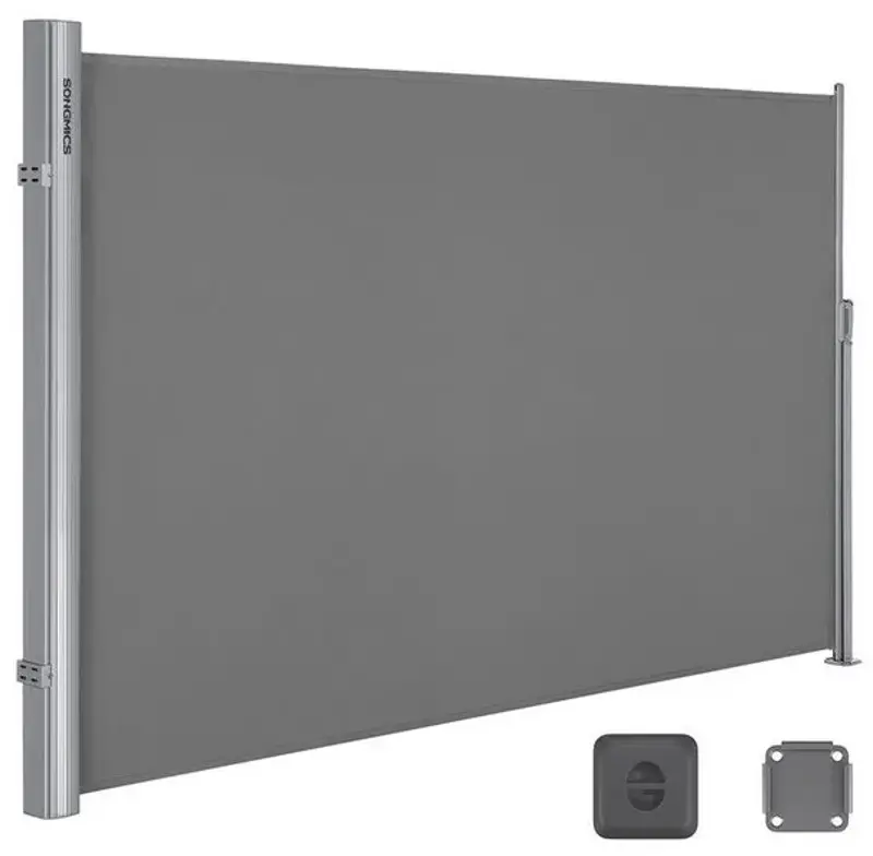 🙈 Songmics Seitenmarkise in Anthrazit, 200 x 350 cm für 88,99€ (statt 103€)