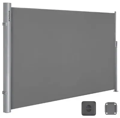 🙈 Songmics Seitenmarkise in Anthrazit, 200 x 350 cm für 88,99€ (statt 103€)