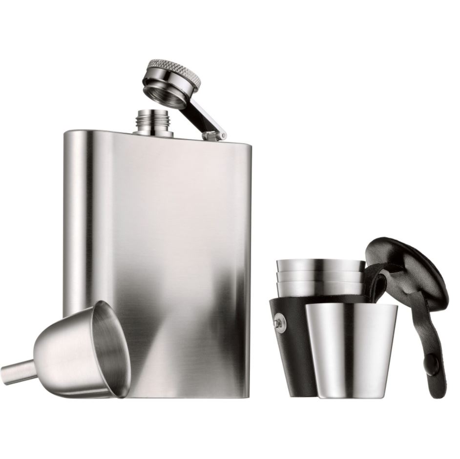 WMF Manhattan Flachmann Flachmann-Set 6-teilig für 23,99€ (VG: 34,98€)