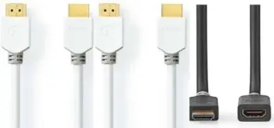 📺 -67% auf 2x Nedis High Speed HDMI-Kabel – z.B. 2x 2m Verlängerung 9,44€ (statt 20€)